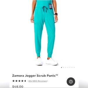 Figs 💚 Oasis color jogger pants S